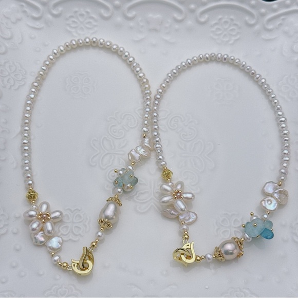 X267 Handmade Freshwater Baroque Pearl Extender
